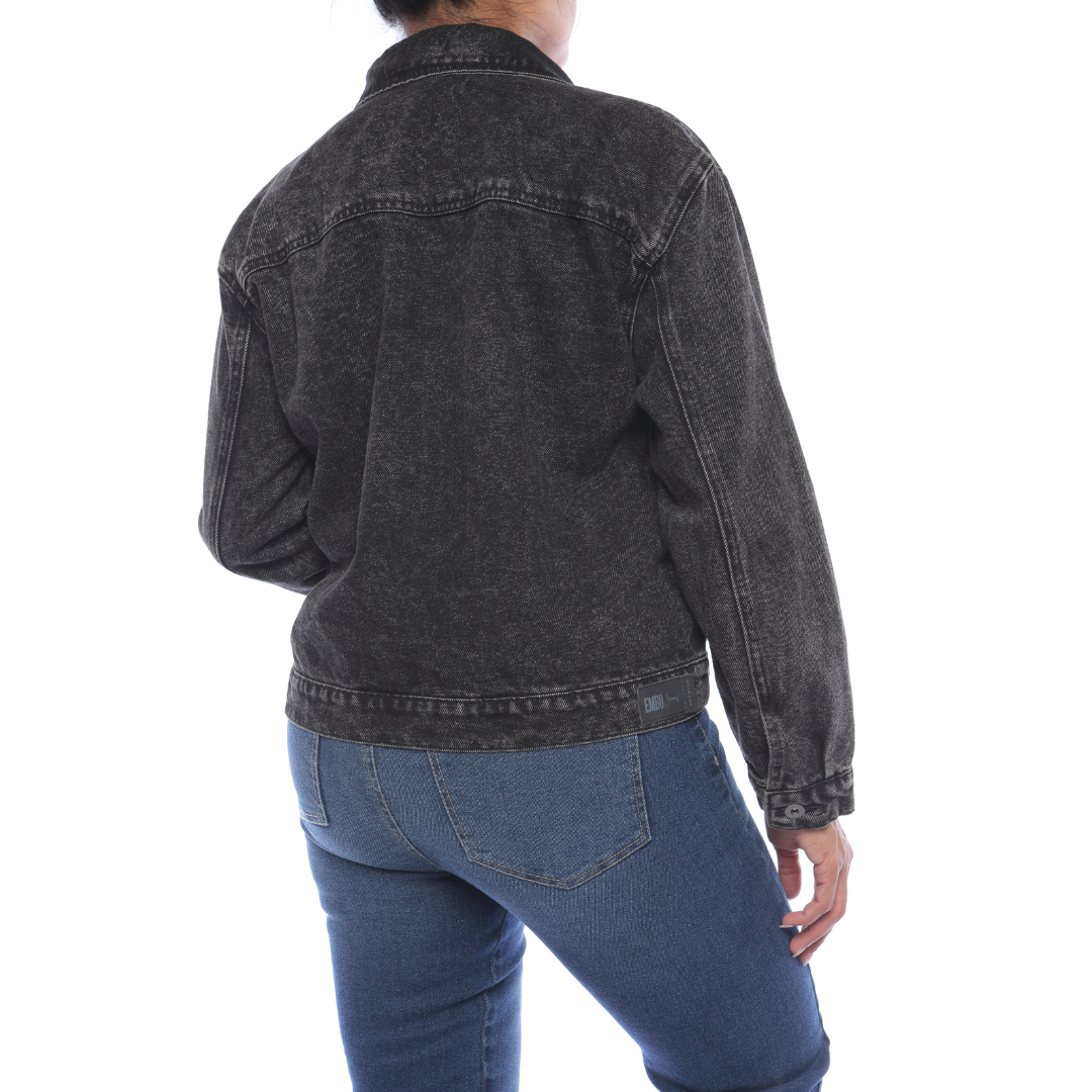 Chaqueta oversize gris - Ref:20094