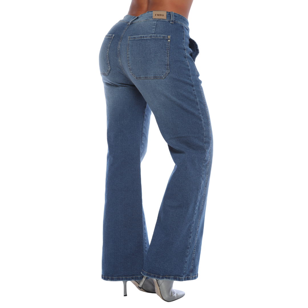 Jean mom flare - Ref:10846