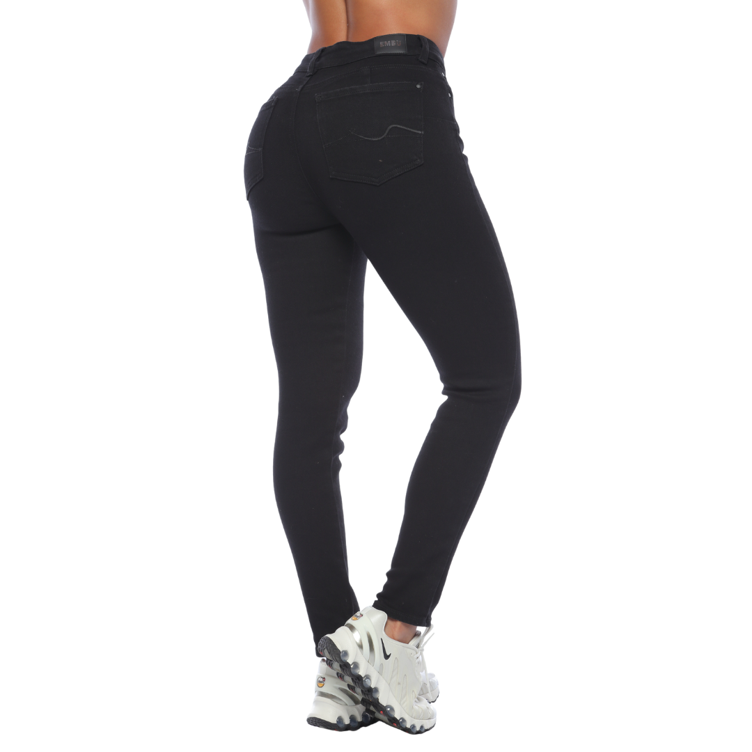 Jean skinny negro - Ref:10918
