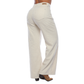Pantalón mom flare marfil - Ref:10896