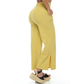 Pantalón de lino mostaza - Ref:10431