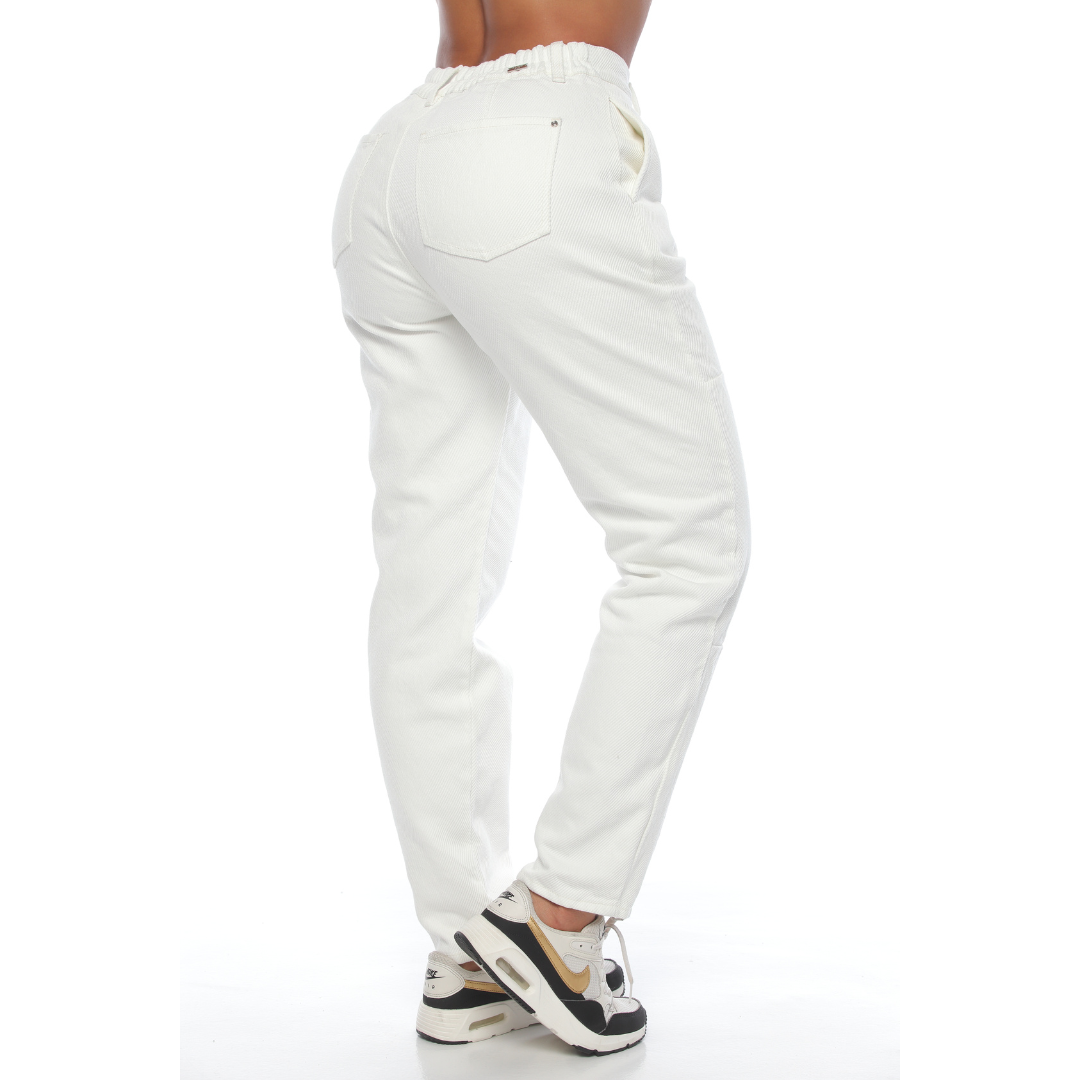 Pantalón slouchy marfil - Ref:10744