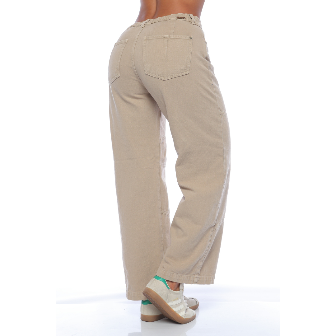 Pantalón culotte camel- Ref:10984
