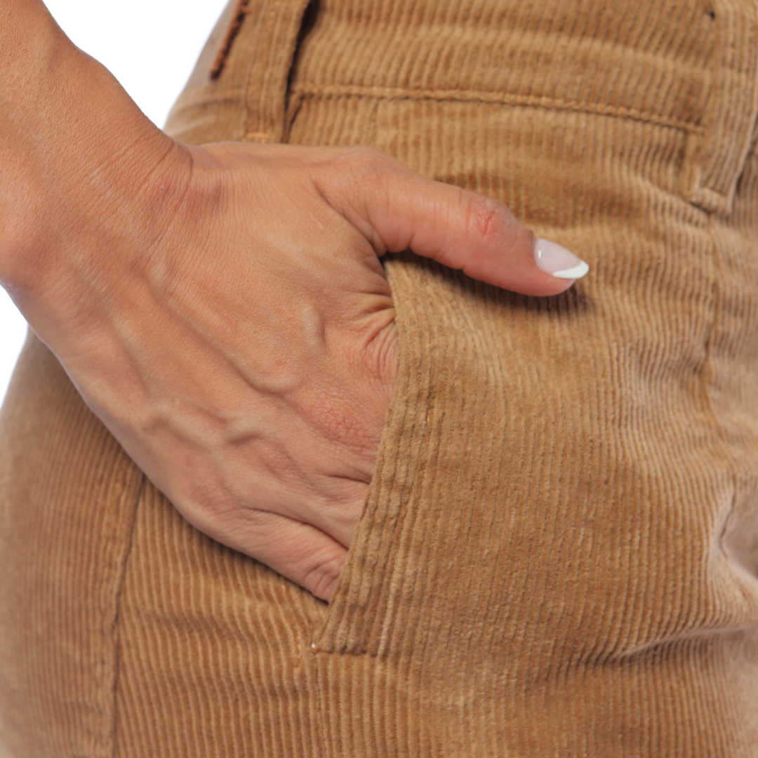 Slouchy en corduroy beige - Ref:10923
