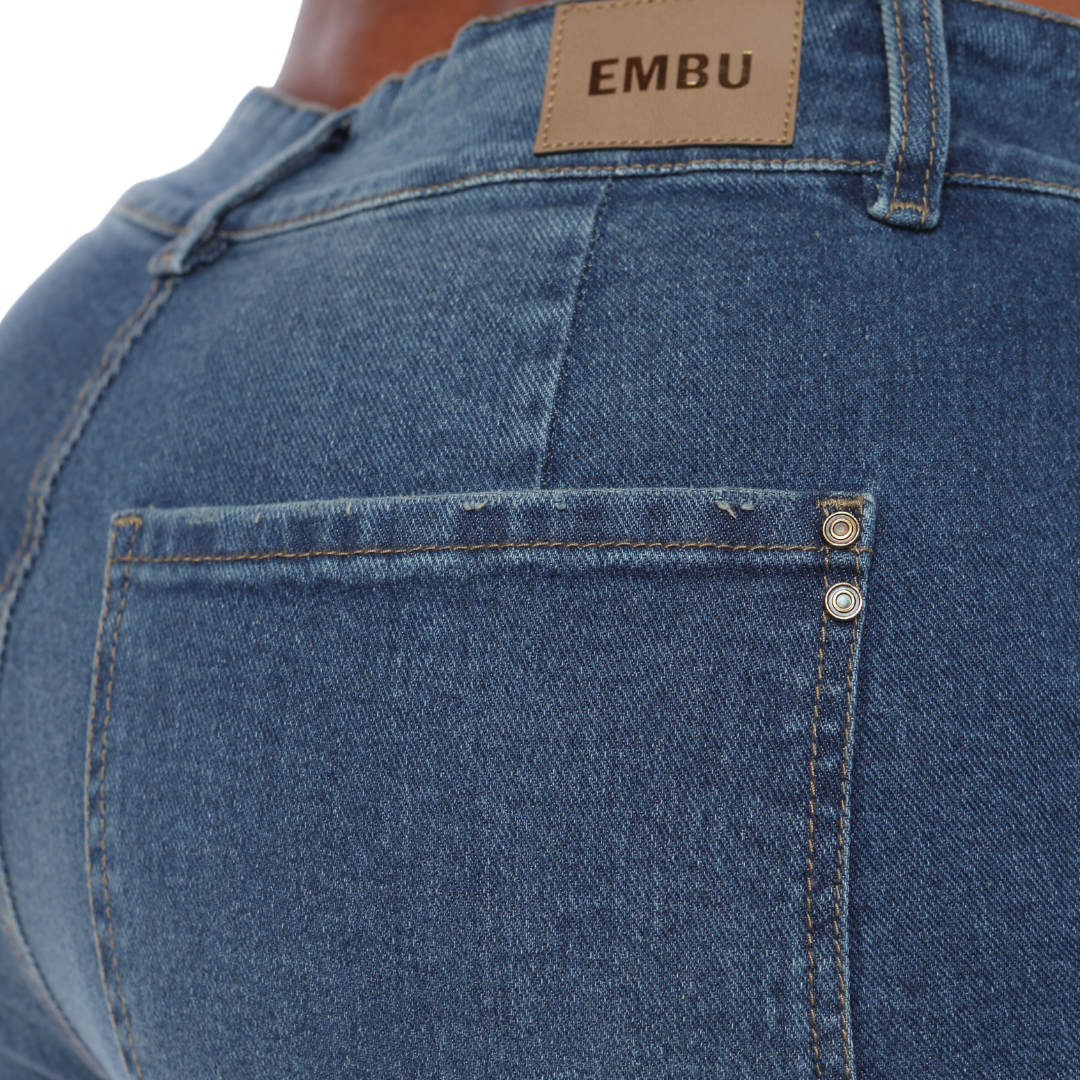 Jean mom flare - Ref:10846