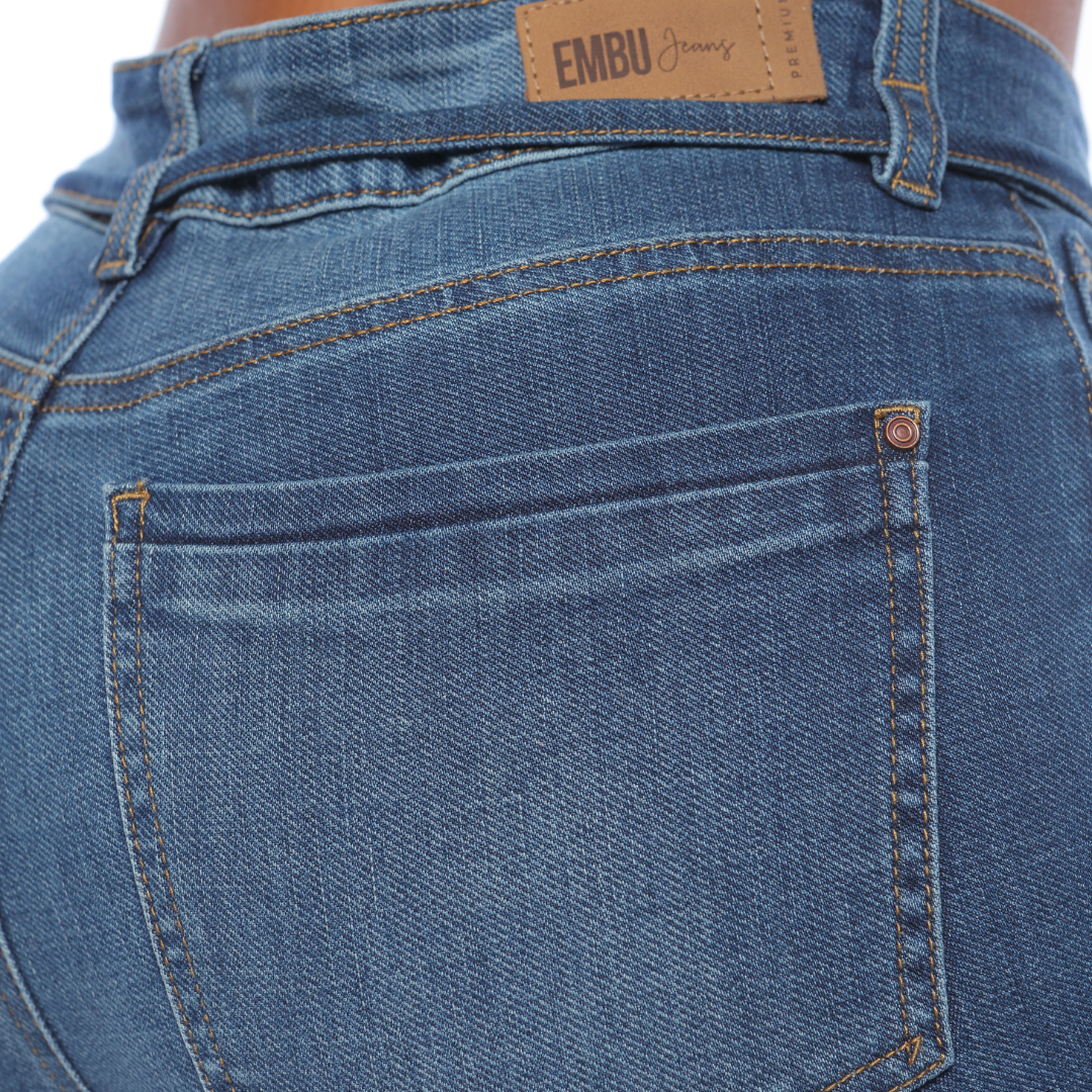 Jean skinny con cinturón - Ref:10955