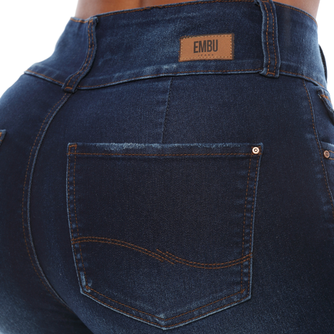 Skinny pretina ancha tono oscuro - Ref:10565 – Embu Jeans Shop