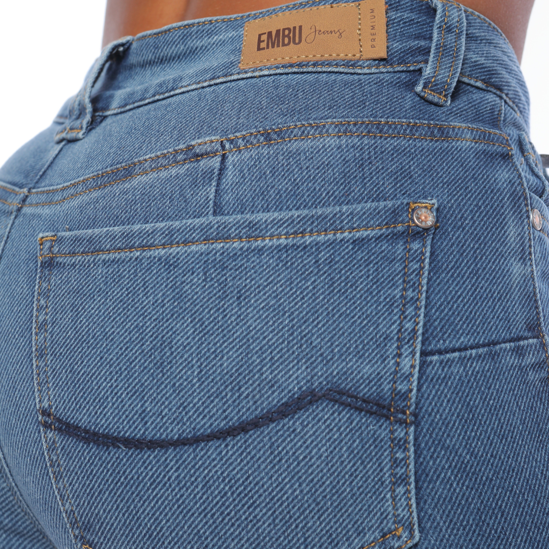 Jean skinny bordado - Ref:10954