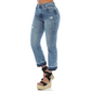 Jean culotte proceso en bota - Ref:10392