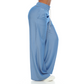 Pantalón azul claro en tencel - Ref:10337