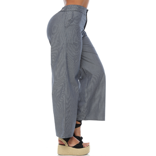 Pantalón relax azul oscuro - Ref:10437