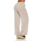 Pantalón relax cargo beige - Ref:10459